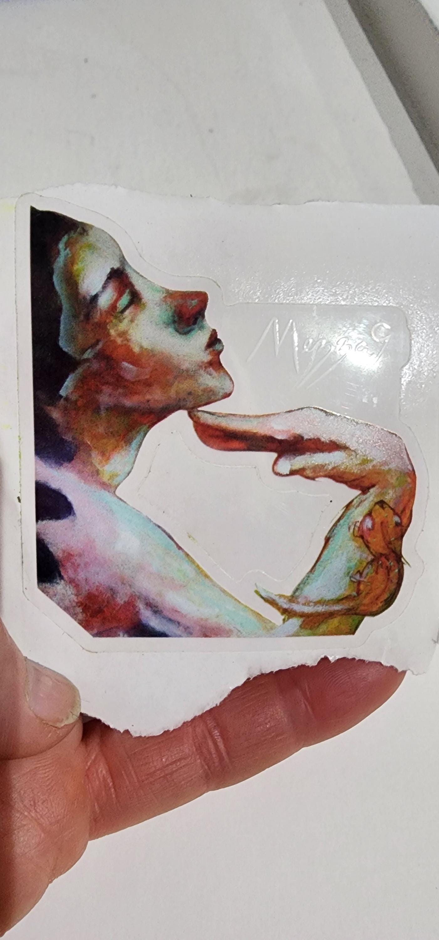 Acrobat Clear Sticker 2 3/4 in x 2 3/4 in