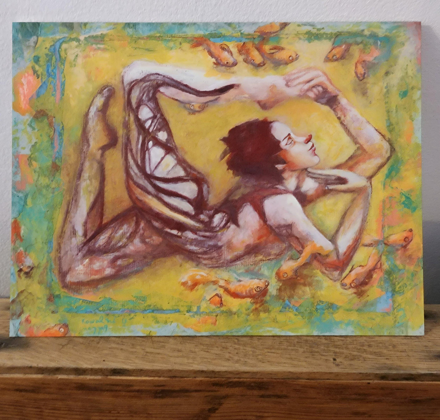 Contortionist Metal Art Print