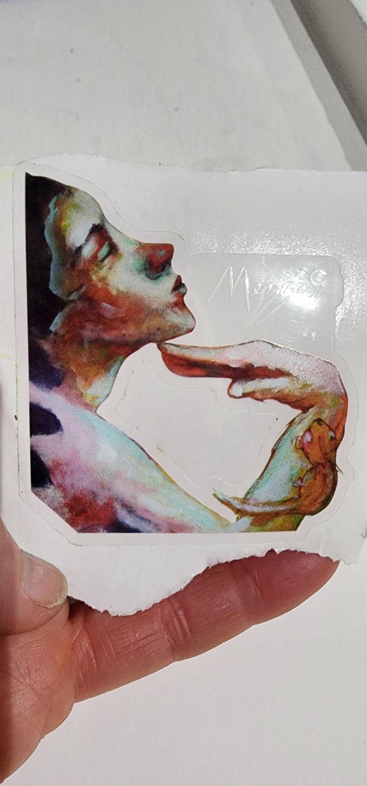 Acrobat Clear Sticker 2 3/4 in x 2 3/4 in